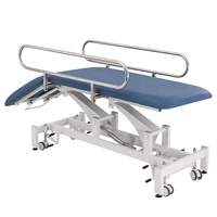 Table de chiropratique électrique professionnelle pour thérapie physique Table de massage à deux plis avec garde-corps