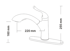 Robinet de <span class=keywords><strong>Cuisine</strong></span> Extractible, livraison gratuite, pour faire de la <span class=keywords><strong>Cuisine</strong></span>, ruché, au Design moderne - Product Image 2