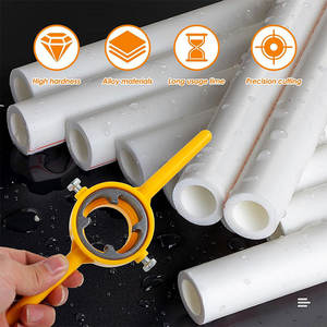 Herramienta roscadora de tubos de PVC de 1/2, 3/4 y 1 pulgada, juego de matrices manuales para roscas NPT de tuberías de agua - Product Image 3