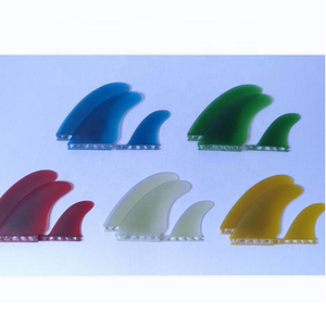 Aletas de fibra de vidrio de doble pestaña para tabla de surf, juego de tres aletas de surf MR <span class=keywords><strong>Twin</strong></span> + Stabilizer Power <span class=keywords><strong>Twin</strong></span> + Trailer - Product Image 2
