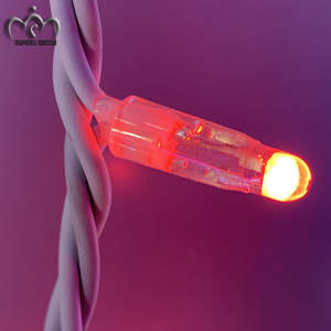 Праздничные наружные 100 светодиодные гирлянды 10 м 220 В рождественские украшения соединяемые резиновые 10 м светодиодные гирлянды - Product Image 5