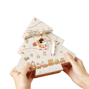 Wholesale High Quality Custom Size <b>Christmas</b> Tree Shaped Paper Packaging Gift <b>Box</b> - Product Image 1
