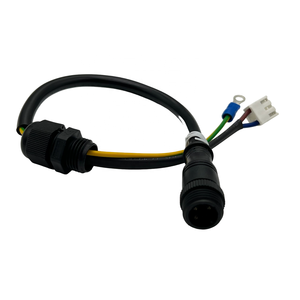 Изготовленный на заказ кабель M12 разъем <span class=keywords><strong>3</strong></span> Pin водонепроницаемый IP68 кабель для подключения сигнала мотоцикла M12 водонепроницаемый кабель - Product Image 1