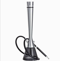 Décoration intérieure minimaliste sur mesure, table de salon VIP professionnelle en aluminium anodisé, chicha Porschee 2.1