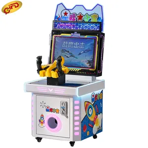 IFD mesin permainan mini interstellar elektrik baru mainan balap dioperasikan koin bayi mesin mainan hiburan double gun untuk tempat bermain