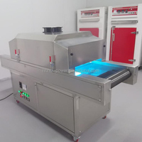 Industriële tunnelmagnetron voor het drogen, steriliseren en uitharden van voedsel, granen, noten, kruiden, kruidenthee, bladeren en poeder.
