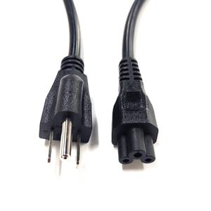 สายชาร์จแล็ปท็อป 10A 125V 18AWG มาตรฐานอเมริกา NEMA 5-15P ต่อ C5 (<span class=keywords><strong>Clover</strong></span> Leaf) สายไฟ AC - Product Image 3