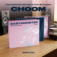 BABYMONSTER 3ème MINI ALBUM [CHOOM] Version Jewel CD Officiel Kpop Corée YGP0777 Tous Âges Coréen