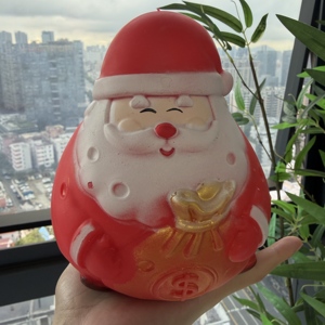 ของเล่นบีบซานตาคลอสสุดน่ารัก วัสดุ PU คืนตัวช้า บรรเทาความเครียด ของเล่นคริสต์มาสยอดฮิตบนเน็ต - Product Image 3