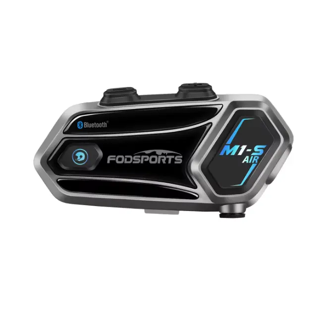 Fodsports M1-S AIR 1000m 3 라이더 풀 듀플렉스 인터코유니카도르 파라 모토 블루투스 오토바이 통신 시스템 헤드셋