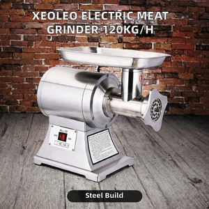 Xeoleo Professionele Commerciële Elektrische Vleesmolen 120 Kg/u Bevroren Vleesmolen Roestvrij Staal/Ijzer Desktop Klysma Machine Voor Vlees - Product Image 2