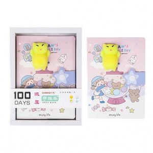 Wholesale Stress Relief Kawaii Animal Kids Decompression Notebook 100 Sheets Hardcover <b>Gift</b> - Product Image 1