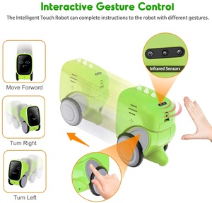Mini <span class=keywords><strong>robot</strong></span> dansant rechargeable pour enfants, jouet interactif éducatif de robotique intelligente avec contrô<span class=keywords><strong>le</strong></span> tactile et gestuel intelligent - Product Image 4