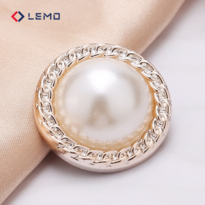 Botones Metálicos de Lujo con Logotipo Personalizado, Broches de Esmalte con Pedrería, Deslizadores de Cremallera, Accesorios de Costura para <span class=keywords><strong>Abrigos</strong></span> de Tweed, Suministros de Costura - Product Image 2