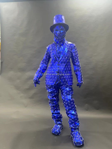 Funtoys MOQ 1 PCS, Casco <span class=keywords><strong>de</strong></span> Disfraz <span class=keywords><strong>de</strong></span> Hombre Espejo con Luces LED y Control Remoto, en Oferta, <span class=keywords><strong>Precio</strong></span> Económico - Product Image 3