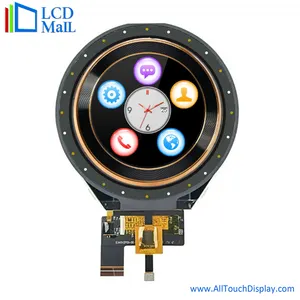 Small Display Lcd Customized 3.4 Inch 800*800 Round Display LCD Small Round Lcd Display CTP Touch Panel For Electronic Wearable Sport Watch Phone