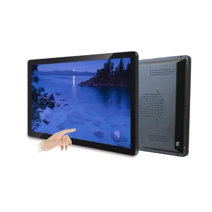 VGA USB HMI 21 24 inch touch screen lcd computer monitor with VESA 100 wall mounting