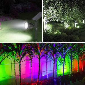 Lampe solaire de <span class=keywords><strong>jardin</strong></span> à capteur de mouvement Lampe solaire de <span class=keywords><strong>jardin</strong></span> Applique murale LED extérieure 4W ABS Monté <span class=keywords><strong>au</strong></span> <span class=keywords><strong>sol</strong></span> - Product Image 2