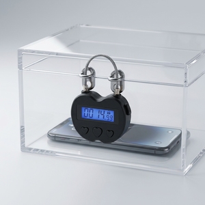 YH2172 Display USB Rechargeable Metal Multi-Purpose Safe Digital Time Release Game Delay Lock Time <strong>Timer</strong> <strong>Padlock</strong> - Product Image 1