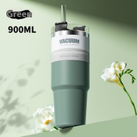 Thermos en acier inoxydable à double paroi de 30 oz, design de voiture, pour boissons chaudes et froides, couvercle personnalisable avec logo pour cadeaux d'affaires