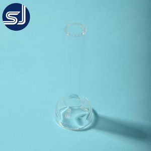 Sj क्वार्ट्ज कस्टम क्वार्ट्ज राउंड-बॉटम ट्यूब क्वार्ट्ज फ्लैंज ट्यूब क्वार्ट्ज के आकार के छोटे आकार के क्वार्ट्ज ट्यूब क्वार्ट्ज - Product Image 1