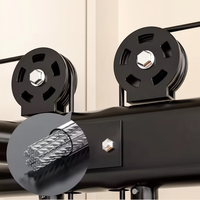 Promotion : Support mural pliable pour câbles, Machine Smith multifonctionnelle en métal, Équipement d'entraînement complet à domicile avec fonction High Pull