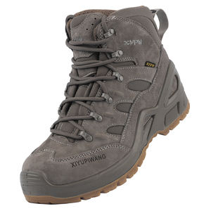 Bottes de Randonnée pour Hommes en Cuir Véritable Premium, Légères, Respirantes et Antidérapantes – Chaussures de Plein Air Élégantes en Gros - Product Image 6