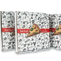 Boîtes à pizza en gros d'usine, emballage de 12 pouces, boîtes à pizza en carton ondulé personnalisées avec logo