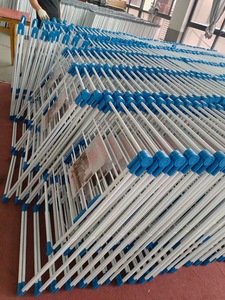 Séchoir à linge <span class=keywords><strong>mini</strong></span> en acier à 3 niveaux, extensible, pliable, gain de place, capacité 15 kg, rectangulaire, stable, pour salle de bain - Product Image 6