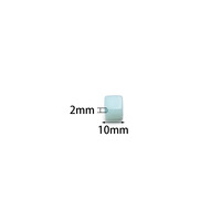Perles acryliques en vrac pour la fabrication de bijoux, 50 pièces/sac, perles cubiques colorées à trous inclinés, perles acryliques en vrac en gros