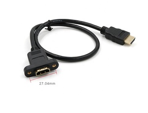 Cáp Nối Dài <span class=keywords><strong>HDMI</strong></span> Mạ Vàng 30Cm 50Cm 60Cm 1M 1.5M Đực Sang Cái Có Vít Gắn Bảng <span class=keywords><strong>V1.4</strong></span> Cho HDTV PSP 1080P - Product Image 4