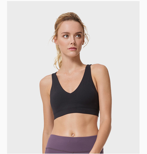 Sous-vêtements Femmes Respirant Soutien-Gorge De <span class=keywords><strong>Yoga</strong></span> Haut Entraînements À Séchage Rapide Sport Soutien-Gorge Maille Fitness tenues De Sport - Product Image 3