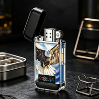Briquet Électrique Rechargeable en Métal au Design Cartoon pour Fêtes et Accessoires de Fumeur