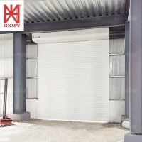 Portes Roulantes en Aluminium pour Usine, Conception Antivol, Étanche, Meilleur Prix pour Extérieur Fini