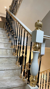 Hiện đại Brass biệt thự cầu thang lan can & lan can cho ban công KHÁCH SẠN CĂN HỘ - Product Image 3