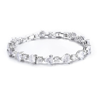 Natuna Bijoux tendance Bracelet manchette en argent oxydé Bracelet en argent sterling plaqué or 18 carats avec fermoir et zircon Bracelets pour femme