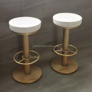 <span class=keywords><strong>Tabouret</strong></span> <span class=keywords><strong>de</strong></span> <span class=keywords><strong>bar</strong></span> pivotant sans dossier en velours, réglable en hauteur, pour la maison, la cuisine, le comptoir, l'hôtel - Product Image 6
