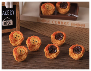 En gros, Figurine de jeu de <span class=keywords><strong>cuisine</strong></span> en résine, thème Anime, avec perles alimentaires de dessin animé et gâteau aux œufs au chocolat 3D, pour maison de poupée, en sachet surprise pour enfants - Product Image 4