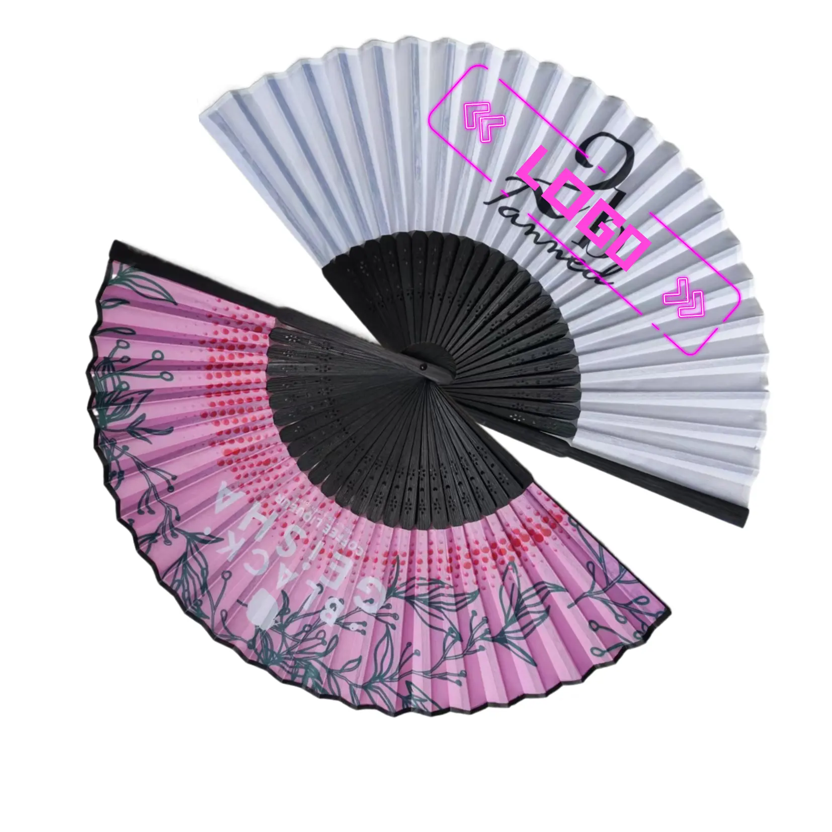[I AM YOUR FANS] 21cm Bamboo Wholesale Customized Folding Hand Fan