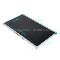 Panel LCD TFT IPS 10,1 Inci 1024*600 LVDS Kabel DuPont 40-Pin Mendukung Antarmuka Manusia-Mesin Android X86 Output 500cd/m