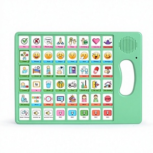 Tableau de communication pour la thérapie logopedique et l'autisme, dispositif AAC avec 5 boutons programmables, volume réglable, pour enfants autistes de 14 ans et plus, en plastique - Product Image 2