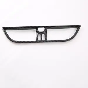 Cache de sortie d'air centrale en fibre de carbone pour l'<span class=keywords><strong>intérieur</strong></span> de la voiture, kit de carrosserie, accessoires de mise à niveau pour <span class=keywords><strong>Focus</strong></span> <span class=keywords><strong>2022</strong></span> - Product Image 1