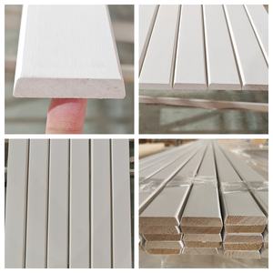 Plinthe <span class=keywords><strong>en</strong></span> <span class=keywords><strong>bois</strong></span> blanc apprêté de conception européenne Reshine 2025 - Product Image 2