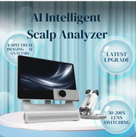 Appareil d'analyse du cuir chevelu, analyseur de peau et de cheveux, imagerie multi-spectrale, machine de diagnostic du cuir chevelu pour salon, caméra de diagnostic capillaire