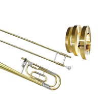 Bb Chromatic Tenor Trombone Slide Design Brass Lacquered Gold High-Quality Durable Brass Instrument