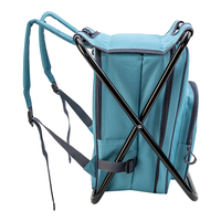 Sac à dos isotherme pour pique-nique 4 personnes, avec support tubulaire pliable, poche avant, compartiment isotherme, conception anti-fuite, bretelles rembourrées