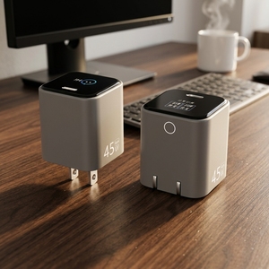 Cargador GaN Universal con Enchufe Intercambiable, 45W PD <span class=keywords><strong>3.0</strong></span>, Puerto Tipo-C, Certificación ETL, CE, FCC, SAA, Carga Rápida para 17 Dispositivos - Product Image 6