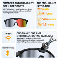 Gafas Inteligentes con IA Personalizadas, Cámara con Grabación HD 1080P, Gafas de Sol con Traducción, Precio de Fábrica OEM ODM, Gafas de Sol Deportivas de Regalo