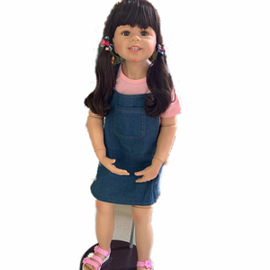 Énorme Poupée 98 CM Originale Bébé Reborn de Haute Qualité en Vinyle <span class=keywords><strong>Dur</strong></span>, <span class=keywords><strong>Corps</strong></span> Entier Articulé, Poupée de Collection d'Art - Product Image 1