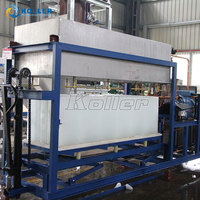 Machine à glace industrielle commerciale Koller en vente, 2t/jour, machine à fabriquer de la glace en bloc, congélateur